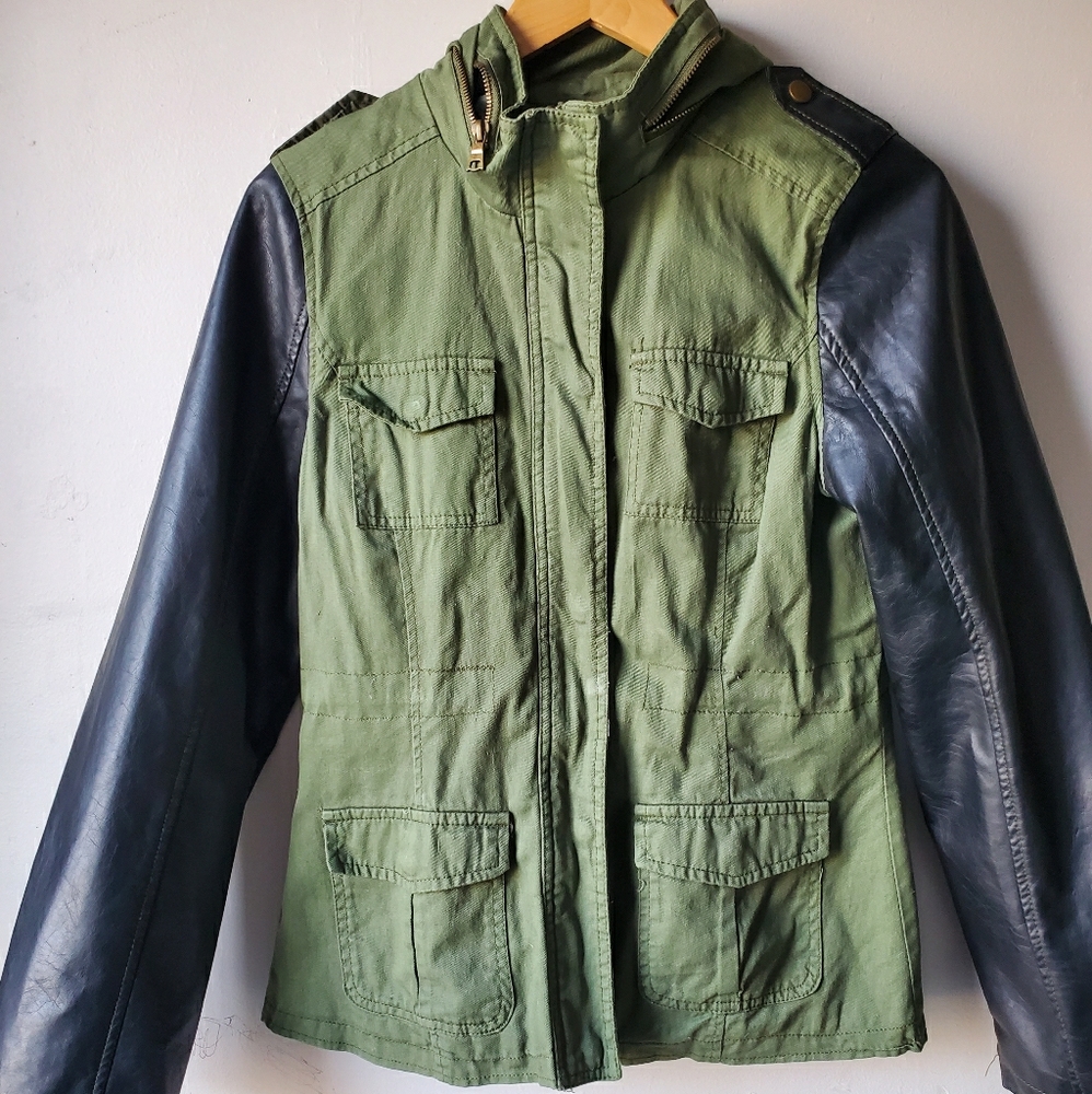 Therapy Hooded Army Jacket
